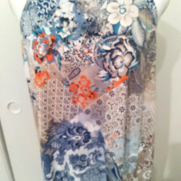 Ladies multi color tank top sz XL - Picture 2 of 8